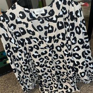 Cheetah blouse